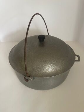 Vintage Club Aluminum Hammercraft Dutch Oven Stock Pot 4.5 Qt w/ Lid Handle